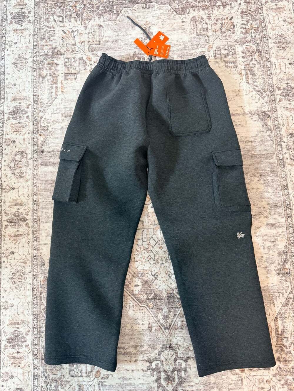 YoungLA 2047 Scuba Cargo Sweats Charcoal Grey Size XL - Picture 2 of 10